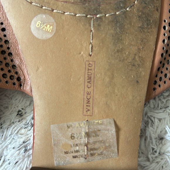 VINCE CUMATO cognac sandal - Picture 4 of 5